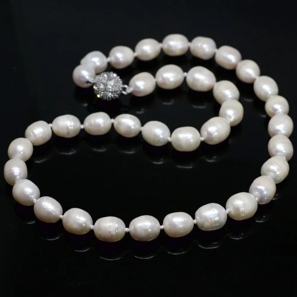 High quality white freshwater barrel natural rice pearl beads 7*8mm 11*13mm high grade necklalce women jewelry 18inch B1457
High quality white freshwater barrel natural rice pearl beads 7*8mm 11*13mm high grade necklalce women jewelry 18inch B1457