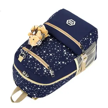 THINKTHENDO 3PCS Fashion Women Girls Backpack School Shoulder Bag Rucksack Canvas Travel Bags Zipper Women Bookbags
THINKTHENDO 3PCS Fashion Women Girls Backpack School Shoulder Bag Rucksack Canvas Travel Bags Zipper Women Bookbags