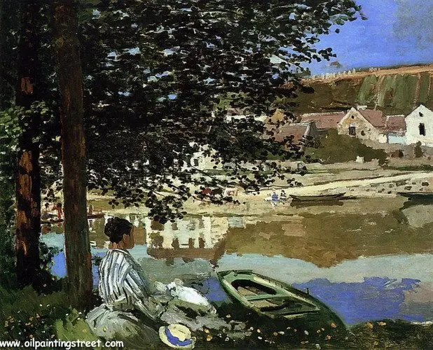 100% handmade Oil Painting Reproduction on linen canvas with Museum quality,River Scene at Bennecourt by Claude Monet
100% handmade Oil Painting Reproduction on linen canvas with Museum quality,River Scene at Bennecourt by Claude Monet