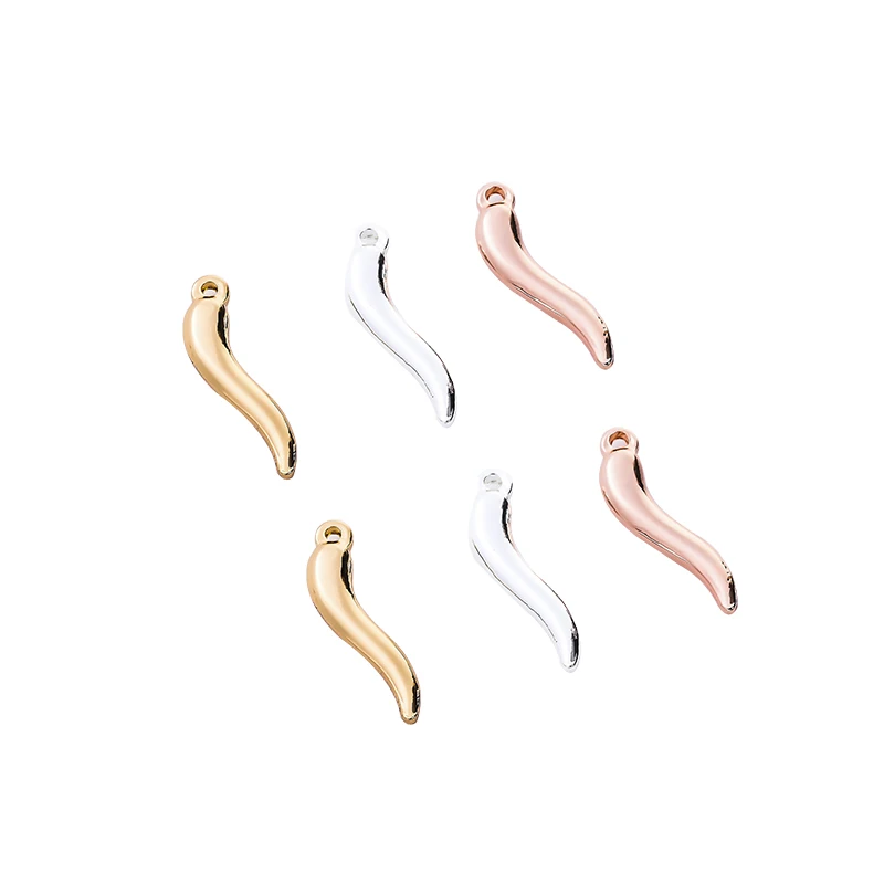 20mm Rose Gold and Silver 3D Chili Charm Chili Pepper Stainless Steel Pendant DIY Earrings Necklace Accessories Sale by Package 
20mm Rose Gold and Silver 3D Chili Charm Chili Pepper Stainless Steel Pendant DIY Earrings Necklace Accessories Sale by Package