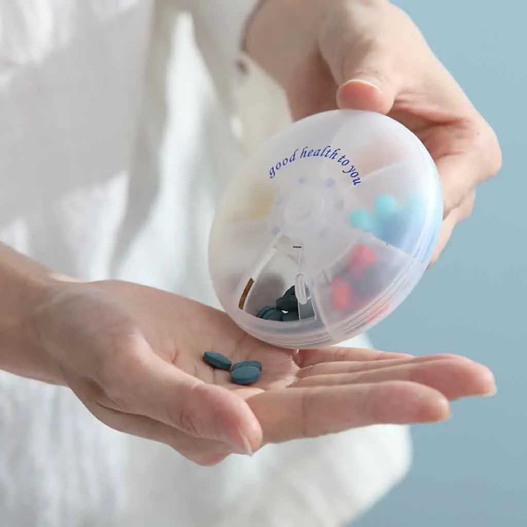 Weekly Rotating Pill Box Travel Pill Case Medicine Tablet Storage Vitamin Dispenser Organiser 7 Day Pill Container Pastillero
Weekly Rotating Pill Box Travel Pill Case Medicine Tablet Storage Vitamin Dispenser Organiser 7 Day Pill Container Pastillero