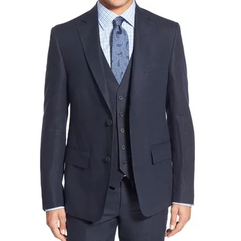 Navy Business Men Suits for Prom Evening Wedding Groom Tuxedos Notched Lapel 3 Piece Formal Man Suit Jacket Pants Vest
Navy Business Men Suits for Prom Evening Wedding Groom Tuxedos Notched Lapel 3 Piece Formal Man Suit Jacket Pants Vest