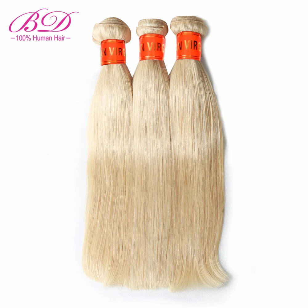 BD Brazilian Straight Human Hair Bundles Blonde Hair Straight #613 1/3/4pcs Remy Hair Weaving Free Shipping
BD Brazilian Straight Human Hair Bundles Blonde Hair Straight #613 1/3/4pcs Remy Hair Weaving Free Shipping