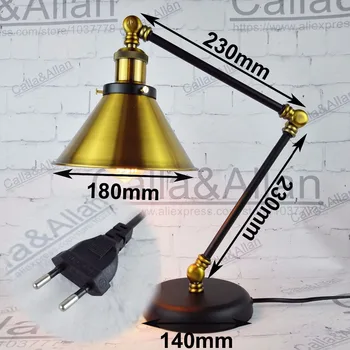 Edison bulb 60W assembled bronze iron table lighting with switch and plug UL/CE quality beside lamp for study room hotel decor
Edison bulb 60W assembled bronze iron table lighting with switch and plug UL/CE quality beside lamp for study room hotel decor