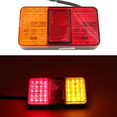 24V 40LED for Car Trailers Trucks Utes Boats Trailer Truck Rear Lights Brake Stop Tail Turn indicator LED Lamps 1pc
24V 40LED for Car Trailers Trucks Utes Boats Trailer Truck Rear Lights Brake Stop Tail Turn indicator LED Lamps 1pc