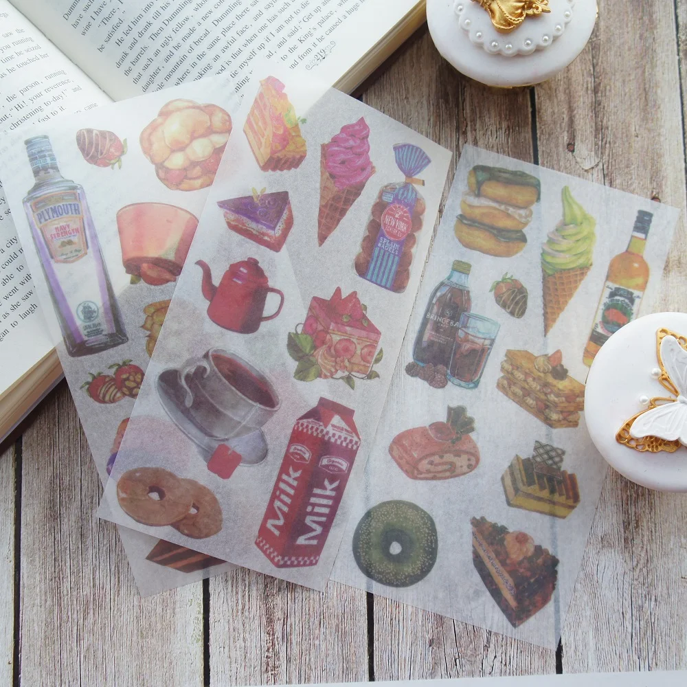 3 Sheets Afternoon snacks Style Paper Sticker As Scrapbooking DIY Gift Packing Label Decoration Tag Party Decoration
3 Sheets Afternoon snacks Style Paper Sticker As Scrapbooking DIY Gift Packing Label Decoration Tag Party Decoration