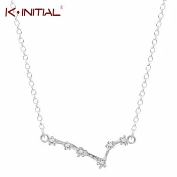 Kinitial Twelve Constellations Pisces Pendant Necklace Silver Color Pisces Link Chain Cubic Zircon Astrology Necklaces Jewelry
Kinitial Twelve Constellations Pisces Pendant Necklace Silver Color Pisces Link Chain Cubic Zircon Astrology Necklaces Jewelry
