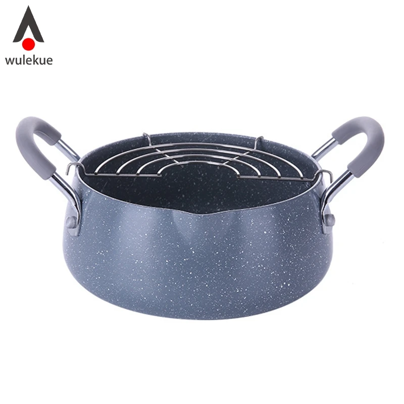 Wulekue 1Set Granite Ceramic Nonstick Covered Soup Pot Tempura Frying Deep Pots With Basket Cookware Stockpot Kitchen Utensils
Wulekue 1Set Granite Ceramic Nonstick Covered Soup Pot Tempura Frying Deep Pots With Basket Cookware Stockpot Kitchen Utensils