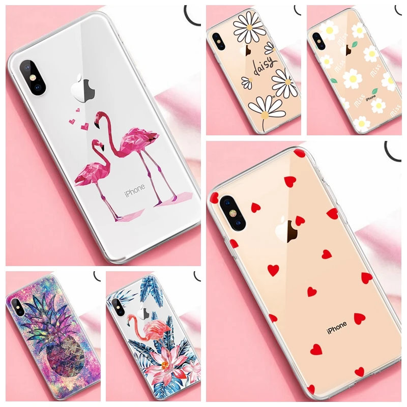 Lovely Flamingo Heart Daisy Pattern Phone Case For iPhone XS Max X XR Xs 6 6S 7 8 Plus 10 5 5S SE Soft Silicone Cover Slim Cases
Lovely Flamingo Heart Daisy Pattern Phone Case For iPhone XS Max X XR Xs 6 6S 7 8 Plus 10 5 5S SE Soft Silicone Cover Slim Cases