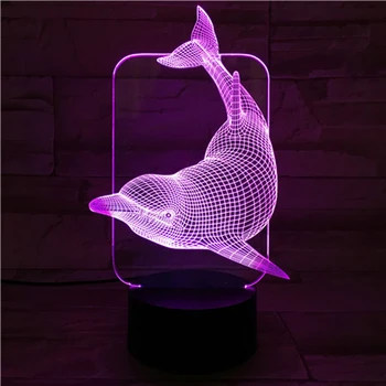 Smart Touch 3D illusion LED Night Light Colorful Changing Dolphins Desk Lamp Gift Bar Bedroom Shop Decor
Smart Touch 3D illusion LED Night Light Colorful Changing Dolphins Desk Lamp Gift Bar Bedroom Shop Decor