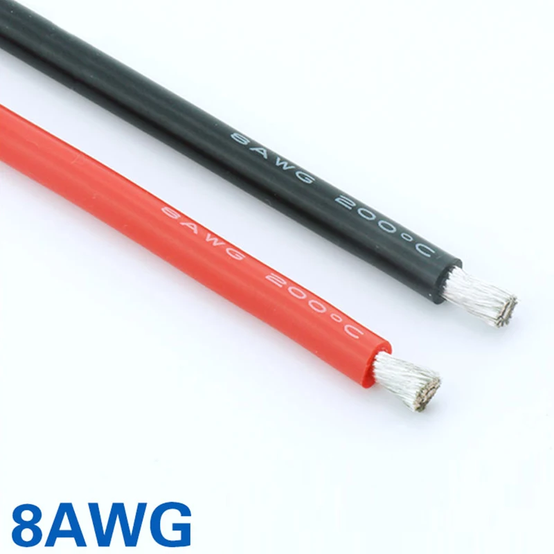 FATJAY RC 1 метр 8AWG гибкий мягкий силиконовый провод устойчивый к высоким температурам и напряжению кабель Ультра гибкая испытательная линия
FATJAY RC 1 метр 8AWG гибкий мягкий силиконовый провод устойчивый к высоким температурам и напряжению кабель Ультра гибкая испытательная линия