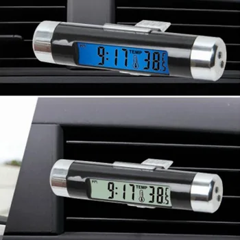 Hot 2in1 Car Auto LCD Backlight Clip-on Digital Automotive Thermometer New Clock With A++++ Quality free shipping
Hot 2in1 Car Auto LCD Backlight Clip-on Digital Automotive Thermometer New Clock With A++++ Quality free shipping