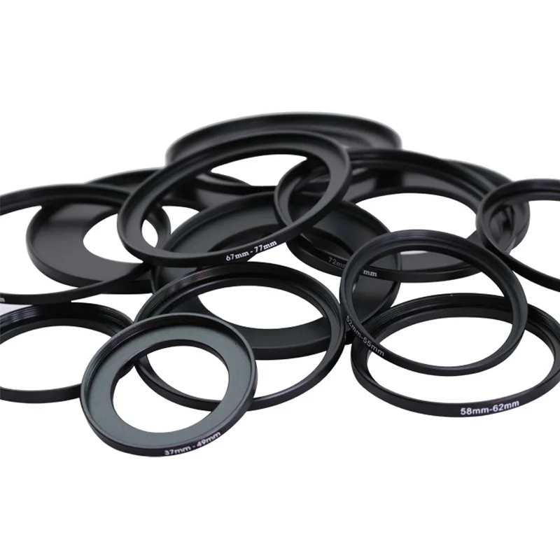 49-72mm 49-77mm 49-82mm 52-55mm 52-58mm 52-62mm 52-67mm 52-72mm 52-77mm 52-82mm Step Up Ring Filter Adapter
49-72mm 49-77mm 49-82mm 52-55mm 52-58mm 52-62mm 52-67mm 52-72mm 52-77mm 52-82mm Step Up Ring Filter Adapter