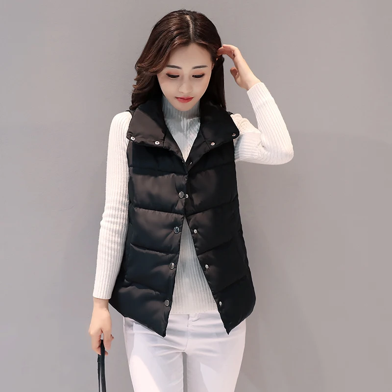 Casual Short Vest Female 2018 Autumn Winter Vest Waistwoat Women Cotton Padded Sleeveless Jacket Coat Women
Casual Short Vest Female 2018 Autumn Winter Vest Waistwoat Women Cotton Padded Sleeveless Jacket Coat Women