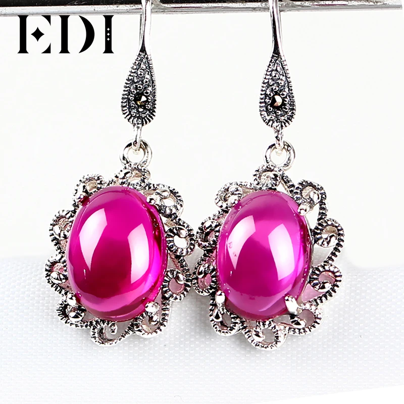 EDI Women National Trend Agate 925 Sterling Thai Silver Earrings Royal Vintage Bohemia Drop Female Jewelry
EDI Women National Trend Agate 925 Sterling Thai Silver Earrings Royal Vintage Bohemia Drop Female Jewelry