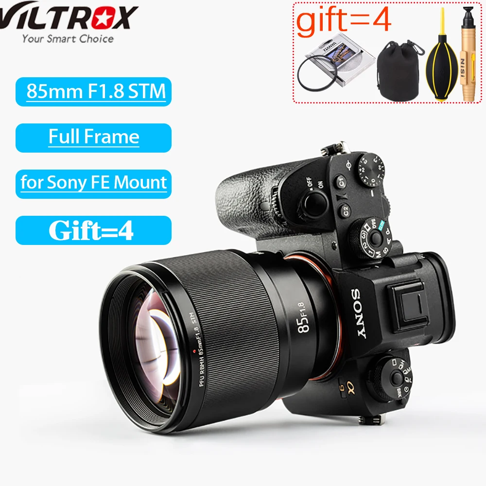 Viltrox 85mm F1.8 STM Camera Lens Auto Focus Portrait Prime Lens Eyes Focus AF For Sony A6000 A6300 A7 A6500 A9 A7RIII FE-Mount
Viltrox 85mm F1.8 STM Camera Lens Auto Focus Portrait Prime Lens Eyes Focus AF For Sony A6000 A6300 A7 A6500 A9 A7RIII FE-Mount