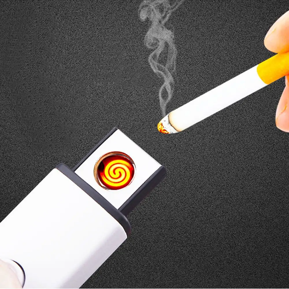 1pc USB Electronic Charging Lighter Windproof Smokeless Portable Double-sided Ignition Safe and No Open Flame Lighters
1pc USB Electronic Charging Lighter Windproof Smokeless Portable Double-sided Ignition Safe and No Open Flame Lighters