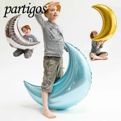 1pcs/lot 36inch large moon foil helium balloons Classic Toys kids birthday party wedding decoration supplies big moon balloons
1pcs/lot 36inch large moon foil helium balloons Classic Toys kids birthday party wedding decoration supplies big moon balloons