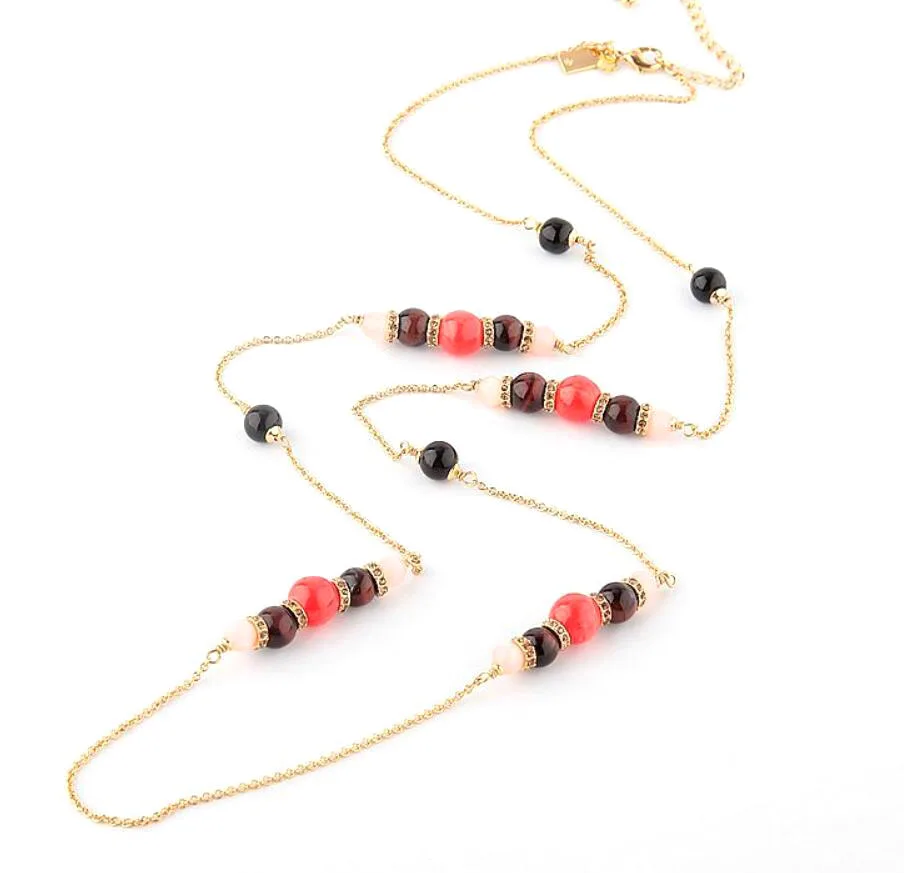 CSXjd High Quality metal copper natural stone cat's eye stone Long necklace Sweater Chain
CSXjd High Quality metal copper natural stone cat's eye stone Long necklace Sweater Chain