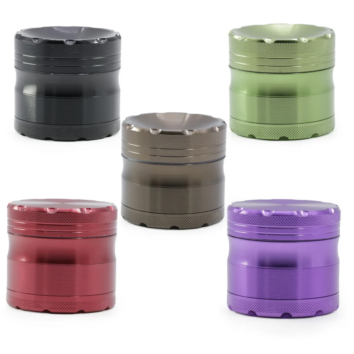 5 Colors Diameter 50MM 4 Parts Aluminum Alloy Grinder Chamfering Smoking Herb Grinders Tobacco Crusher Smoking Accessories
5 Colors Diameter 50MM 4 Parts Aluminum Alloy Grinder Chamfering Smoking Herb Grinders Tobacco Crusher Smoking Accessories