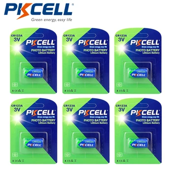 6pcs PKCELL CR123A 3V Lithium Batteria Battery CR123 CR 123 123A CR17345 16340 2/3A 1500mAh 3 Volt Camera Photo Batteries
6pcs PKCELL CR123A 3V Lithium Batteria Battery CR123 CR 123 123A CR17345 16340 2/3A 1500mAh 3 Volt Camera Photo Batteries