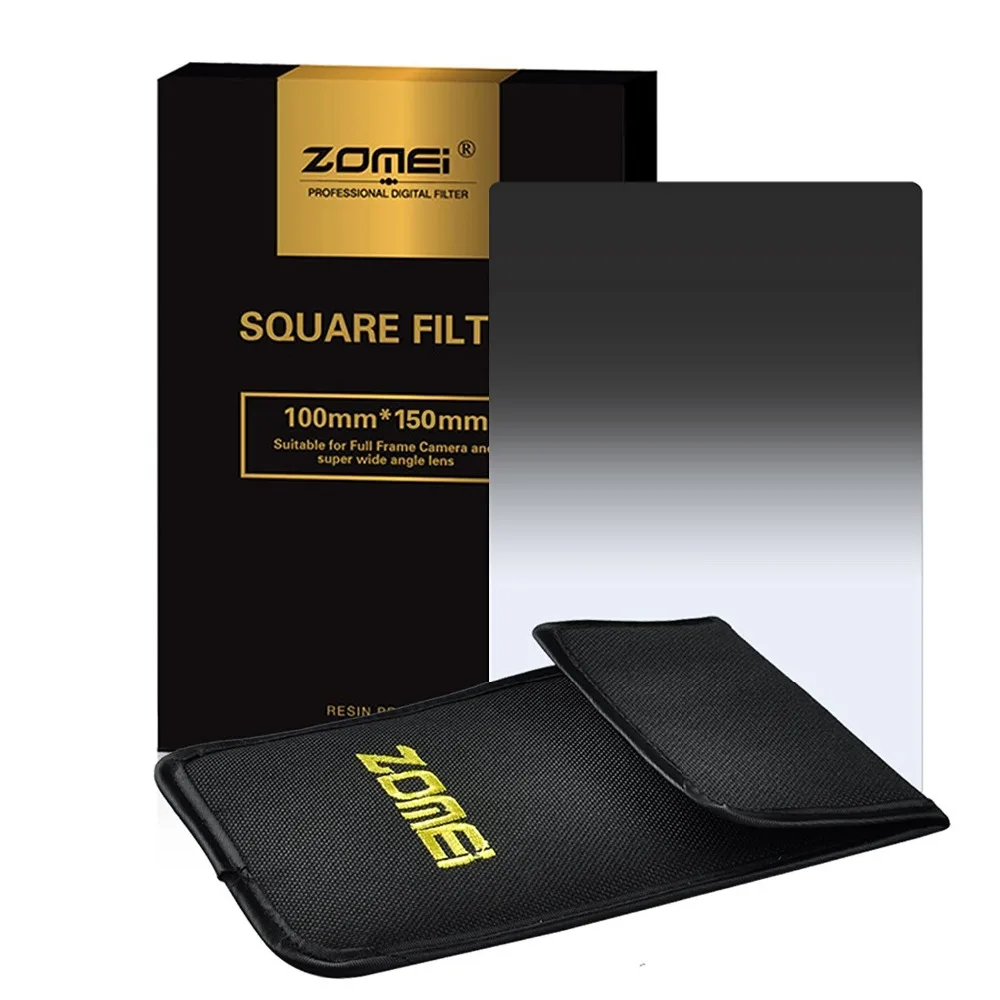 ZOMEI ND8 Graduated Gray Square Filter Z-PRO Series 150*100mm for Cokin Z Lee Hitech 4X6'' Holder
ZOMEI ND8 Graduated Gray Square Filter Z-PRO Series 150*100mm for Cokin Z Lee Hitech 4X6'' Holder