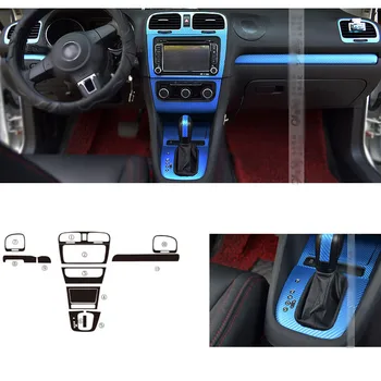 Car-Styling Car Interior Center Console Color Change Carbon Fiber Molding Sticker Decals For VW Golf 6 AT 10-2012
Car-Styling Car Interior Center Console Color Change Carbon Fiber Molding Sticker Decals For VW Golf 6 AT 10-2012