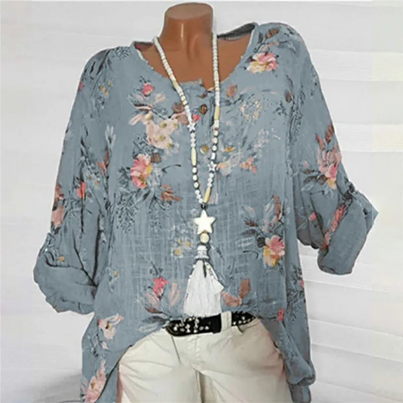 Womail 2019 New Blouse Ladies Round Neck Large Size Print Bat Sleeve Cropped Sleeve Top Shirt Casual Blouse Dropship Apr17
Womail 2019 New Blouse Ladies Round Neck Large Size Print Bat Sleeve Cropped Sleeve Top Shirt Casual Blouse Dropship Apr17