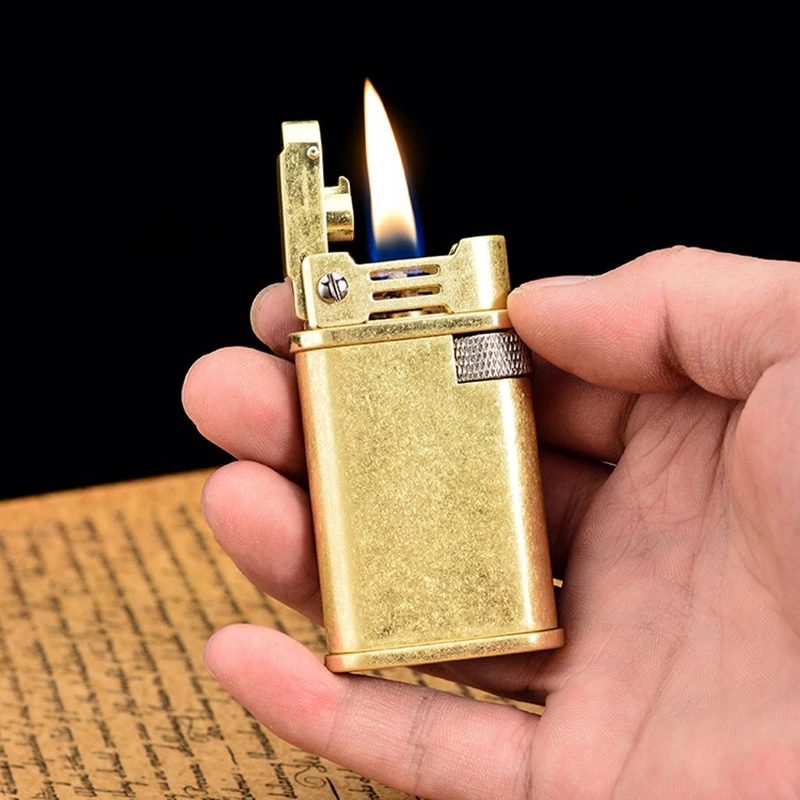 

Chief Lighter Gasoline Kerosene Flint Petrol Vintage Cigarette Lighter Oil Petrol Refillable Automatic ignition