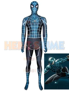 

2019 Fear Itself PS4 Spider-Man Costume 3D Printed Game Superhero Cosplay Suit Halloween Zentai Suit Adult Kids Jumpsuit