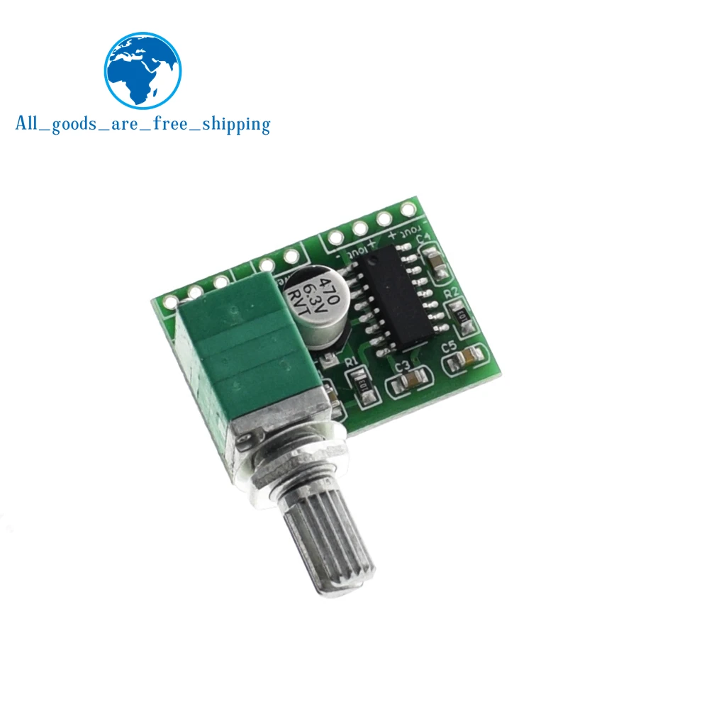 TZT PAM8403 5V Power Audio Amplifier Board 2 Channel 3W W Volume Control / USB Power
TZT PAM8403 5V Power Audio Amplifier Board 2 Channel 3W W Volume Control / USB Power