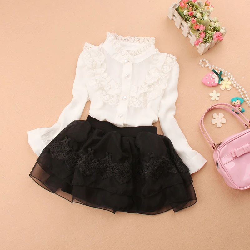 girls clothing sets 2019 Autumn kids girls clothes children clothing set chiffon blouse + tutu skirt two-piece suit age 2-16Y
girls clothing sets 2019 Autumn kids girls clothes children clothing set chiffon blouse + tutu skirt two-piece suit age 2-16Y