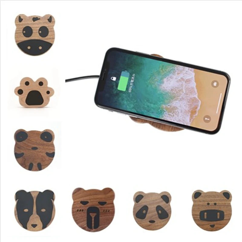 Fast Qi Wireless Charging Pad Cute Animal Wood For iPhone 8 8Plus X Wireless Charger Pad For Samsung Note8 S8 S7Edge LG Nokia
Fast Qi Wireless Charging Pad Cute Animal Wood For iPhone 8 8Plus X Wireless Charger Pad For Samsung Note8 S8 S7Edge LG Nokia