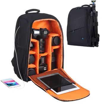 PULUZ Outdoor Portable Waterproof Scratch-proof Dual Shoulders Backpack Camera Accessories Bag Digital DSLR Photo Video Bag(Bl
PULUZ Outdoor Portable Waterproof Scratch-proof Dual Shoulders Backpack Camera Accessories Bag Digital DSLR Photo Video Bag(Bl
