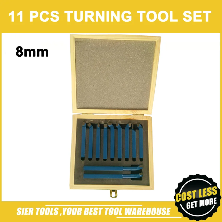 11pc- turning tools/8*8mm p30 mini lathe tools set/Free Shipping