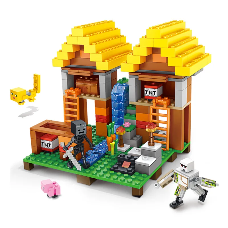 311pcs Children's building blocks toy Compatible city Legoingly minecraft Yellow roof village figures Bricks birthday gifts
311pcs Children's building blocks toy Compatible city Legoingly minecraft Yellow roof village figures Bricks birthday gifts