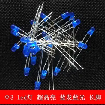 1000pcs/lot 3MM LED Lamp super bright blue hair blue LED light emitting diode Nagasarete long legs
1000pcs/lot 3MM LED Lamp super bright blue hair blue LED light emitting diode Nagasarete long legs