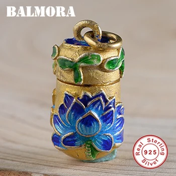 BALMORA 925 Sterling Silver Openable Lotus Bottle Pendants for Women Lover Flower Enamelling Jewelry Without a Chain WBH0153
BALMORA 925 Sterling Silver Openable Lotus Bottle Pendants for Women Lover Flower Enamelling Jewelry Without a Chain WBH0153
