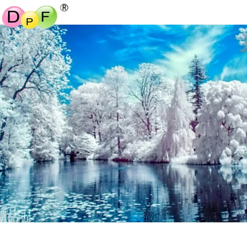 Crafts Beautiful Nature Snow Winter Landscape Diy Diamond Painting Embroidery Cross Pasted For Square Mosaic Drill River
Crafts Beautiful Nature Snow Winter Landscape Diy Diamond Painting Embroidery Cross Pasted For Square Mosaic Drill River