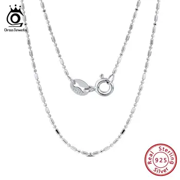 ORSA JEWELS Basic Chain Real Silver 925 Link Necklace Drip Chain Sterling Silver Women Men Jewelry Kolye Drop Shipping OSC23
ORSA JEWELS Basic Chain Real Silver 925 Link Necklace Drip Chain Sterling Silver Women Men Jewelry Kolye Drop Shipping OSC23