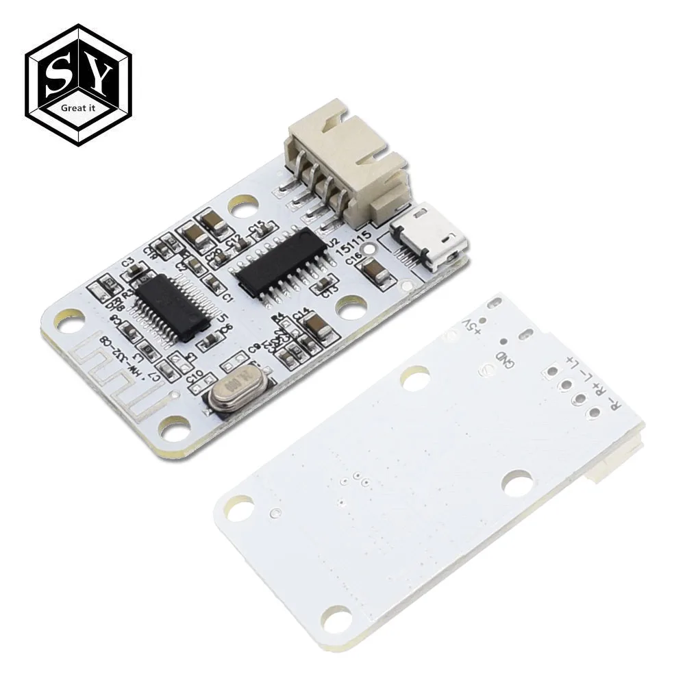 Wireless Bluetooth 4.0 Stereo Audio Receiver Module Digital Amplifier Sound Loud Board Micro USB 3W+3W 5V DC For Arduino
Wireless Bluetooth 4.0 Stereo Audio Receiver Module Digital Amplifier Sound Loud Board Micro USB 3W+3W 5V DC For Arduino