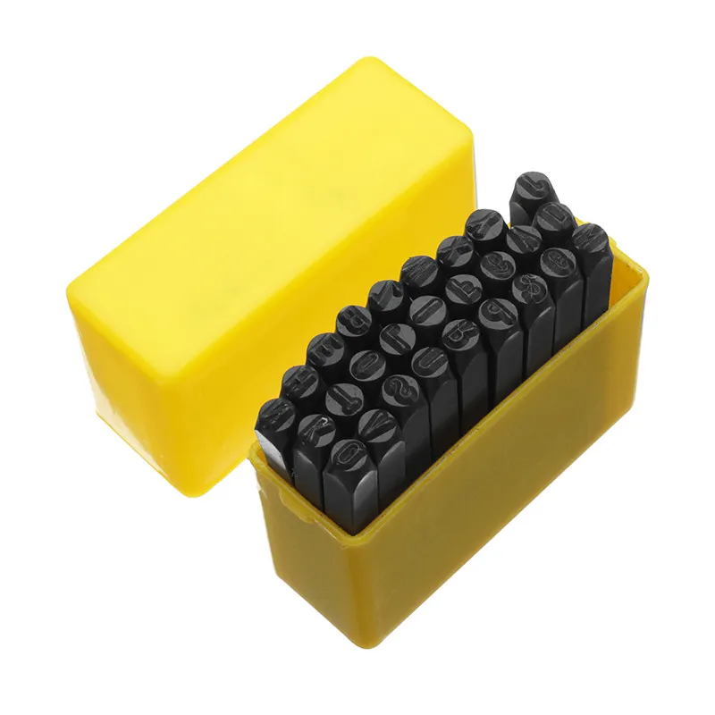 27Pcs/Set Steel Material 4mm Steel Letters Yellow Shell Gold Carved Printing Steel Code Digital Letter Number Stamping Tool
27Pcs/Set Steel Material 4mm Steel Letters Yellow Shell Gold Carved Printing Steel Code Digital Letter Number Stamping Tool