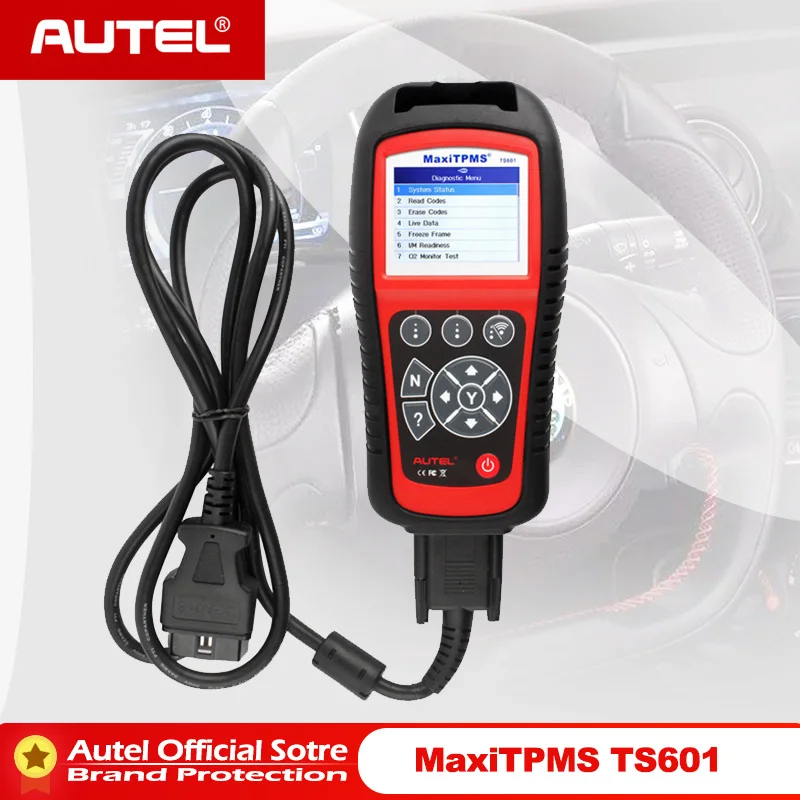 AUTEL MaxiTPMS TS601 Car OBD2 Diagnostic Tool Activate Tire Sensor TPMS Reprogramming Automotive Code Reader Scanner PK TS501
AUTEL MaxiTPMS TS601 Car OBD2 Diagnostic Tool Activate Tire Sensor TPMS Reprogramming Automotive Code Reader Scanner PK TS501
