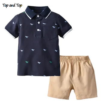 Top and Top Summer Cotton Baby Boys Short Sleeve T-shirt+Shorts Gentleman Casual Clothes Set Kids Sport Wear Infant Boys Sets
Top and Top Summer Cotton Baby Boys Short Sleeve T-shirt+Shorts Gentleman Casual Clothes Set Kids Sport Wear Infant Boys Sets