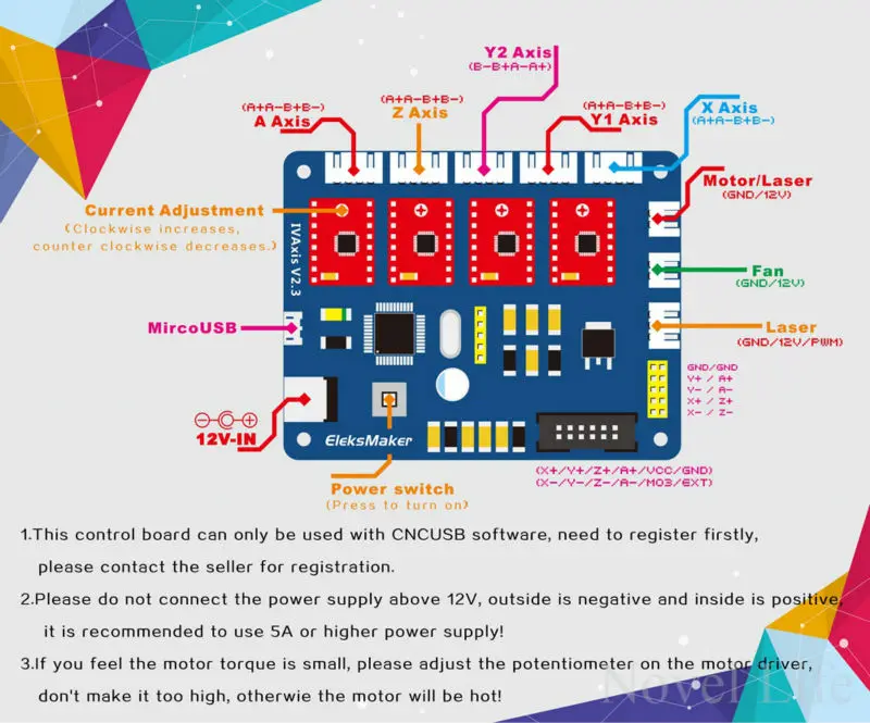 4 Axis Laser Engraving Macine Controller Board 4