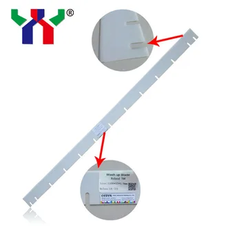 Offset Printing Machine 700 Teflon Material Wash Up Blade/Doctor Blade for Man Roland 700,1100*55*1.0mm*13 Holes
Offset Printing Machine 700 Teflon Material Wash Up Blade/Doctor Blade for Man Roland 700,1100*55*1.0mm*13 Holes