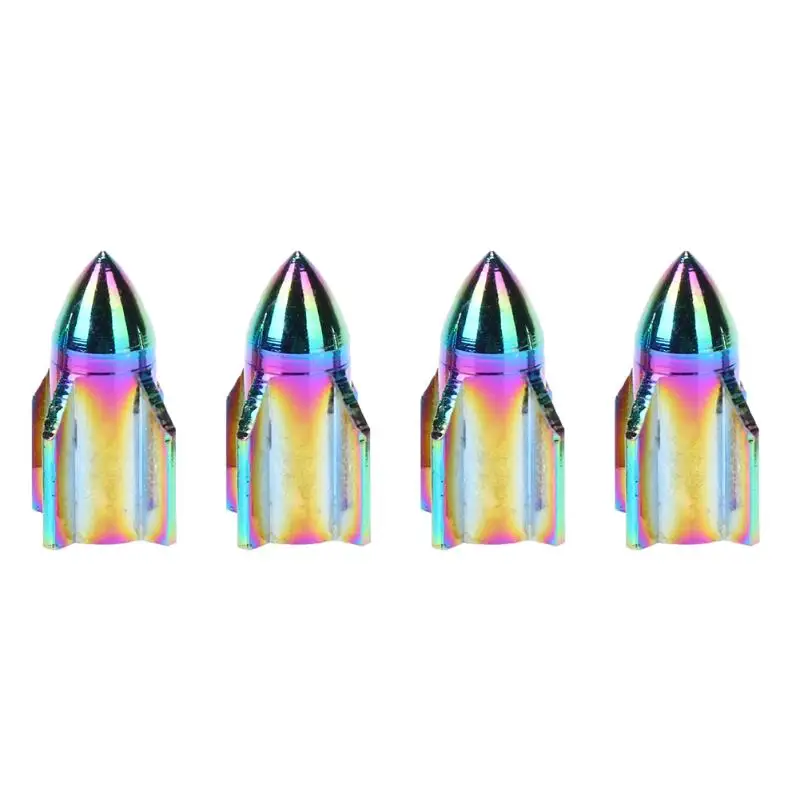 4Pcs Rocket Shape Aluminum Car Wheel Tire Valve Stem Cap Automobiles CNC Metal Tyre Valve Air Dust Covers Screw Auto Accessories
4Pcs Rocket Shape Aluminum Car Wheel Tire Valve Stem Cap Automobiles CNC Metal Tyre Valve Air Dust Covers Screw Auto Accessories