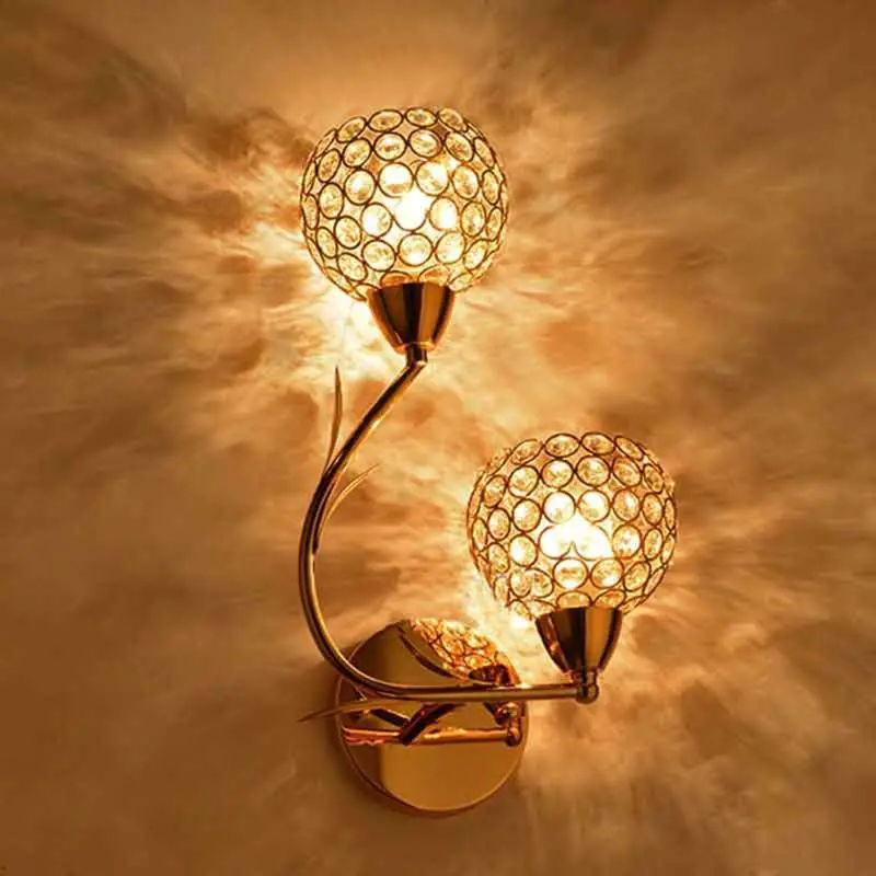 AC85-285V E27 Creative Crystal LED Wall Light Decorative Lighting Sconce Modern Wall Lamp
AC85-285V E27 Creative Crystal LED Wall Light Decorative Lighting Sconce Modern Wall Lamp