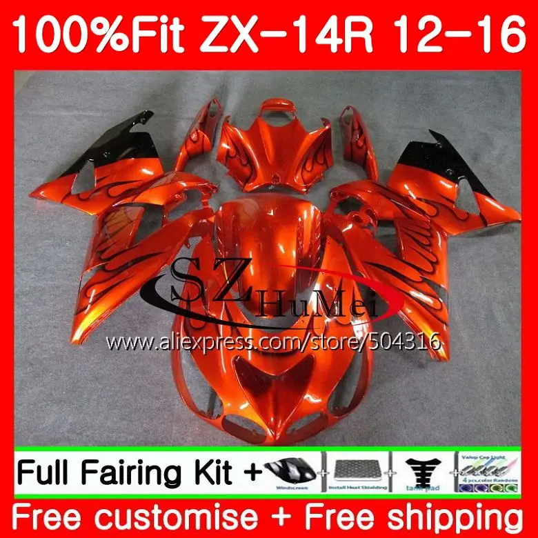 Injection For KAWASAKI NINJA ZZR 1400 Orange blk ZX 14R ZZR1400 25SH12 ZX14R 12 13 14 15 16 ZX-14R 2012 2013 2014 2015 Fairing
Injection For KAWASAKI NINJA ZZR 1400 Orange blk ZX 14R ZZR1400 25SH12 ZX14R 12 13 14 15 16 ZX-14R 2012 2013 2014 2015 Fairing