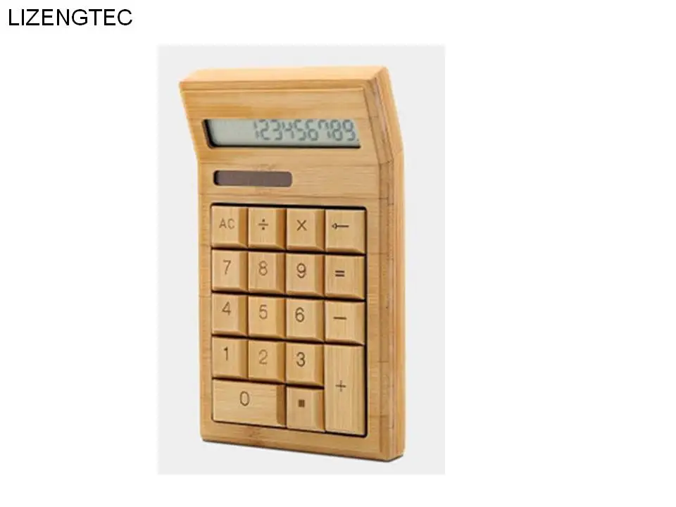 Free Shipping New Design Fashion Business Finance Solar Powered 12 Digit Big Bamboo Button Electronic Calculator
Free Shipping New Design Fashion Business Finance Solar Powered 12 Digit Big Bamboo Button Electronic Calculator
